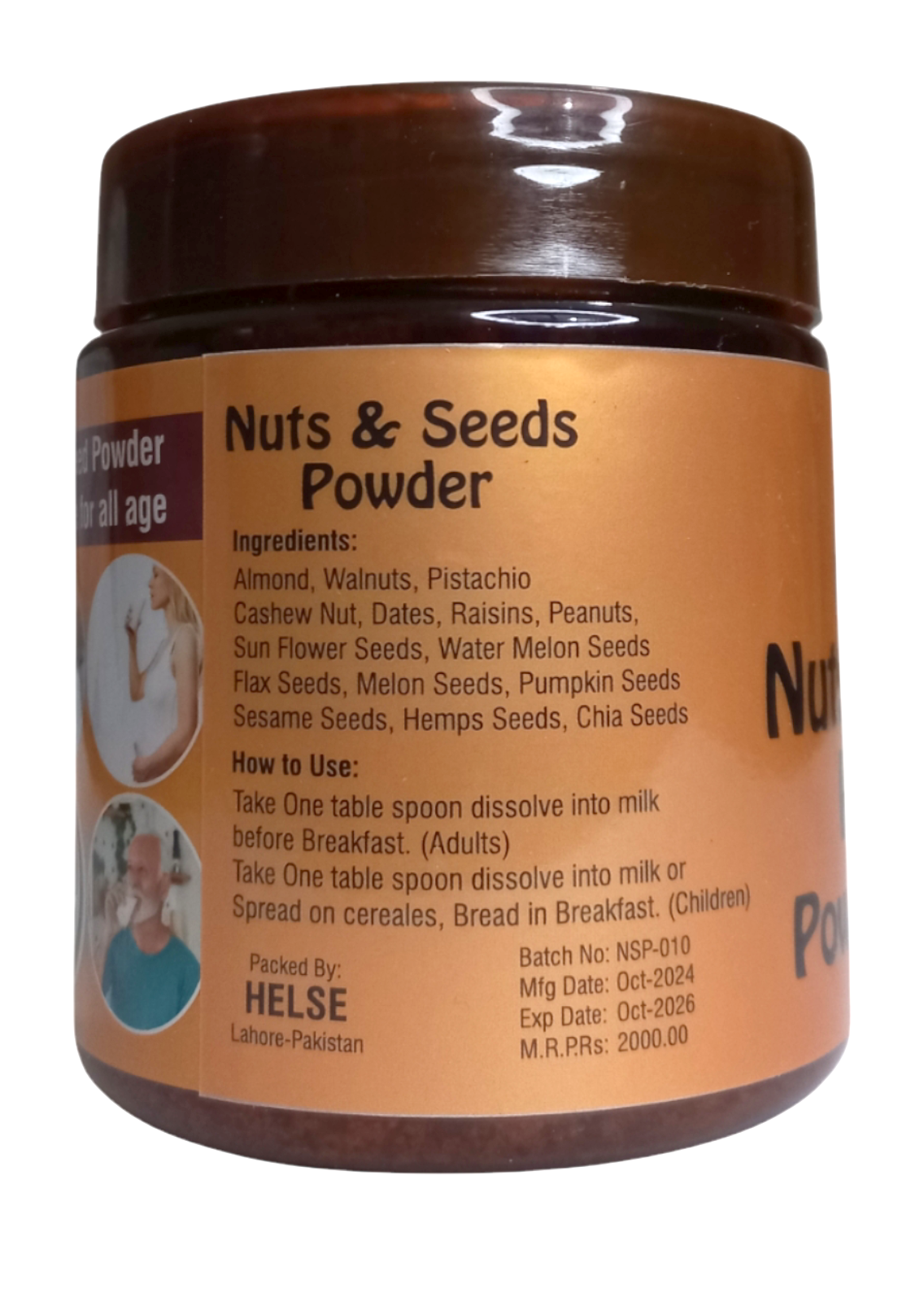 Helse Nuts & Seeds Powder| Power Booster